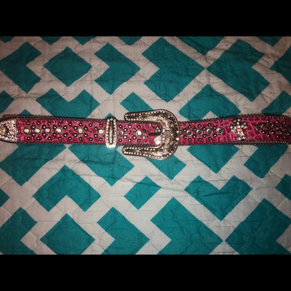 Rhinestone belt